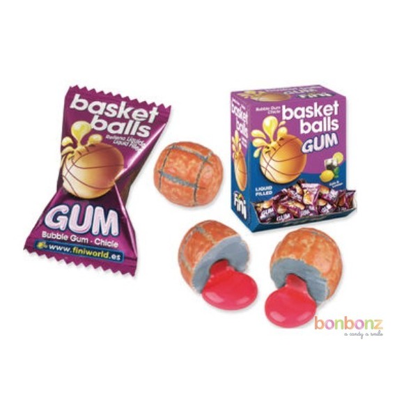 chewing gum, bonbons fini, basketball, sport, ballon, balle, fraise