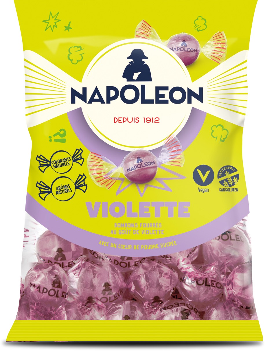 Petit bouquet de bonbons - Violet (100g)