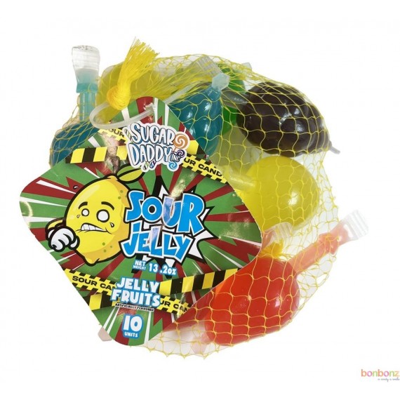 Sugar daddy sour jelly fruits - Jelly fruit challenge Tik Tok - 350gr