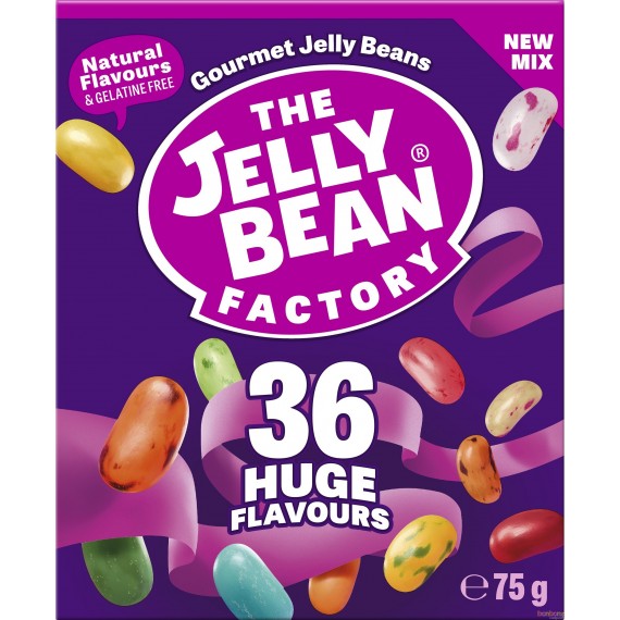 The Jelly Bean factory - 36 huge flavours - Haricots colorés - 75gr