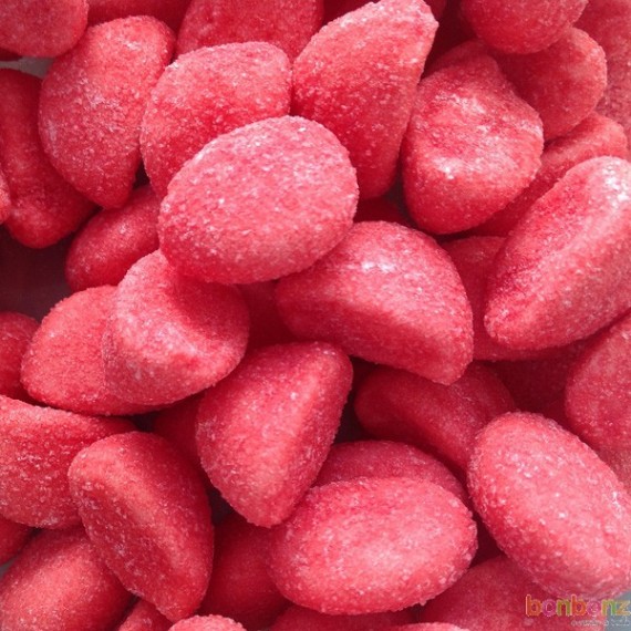Bonbons Haribo Fraise ada Guimauve Rouge Marshmallow Fruit