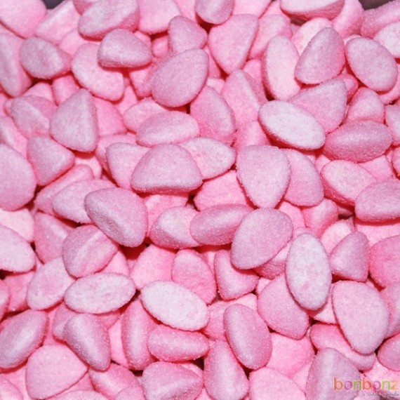 Bonbons Pink Tagada Haribo, guimauves acidulées roses, sucre